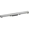 Image de hansgrohe RainDrain Match - Caniveau de douche linéaire 800 mm, Siphon de sol avec cadre réglable en hauteur, Acier inoxydable brossé, 56038800