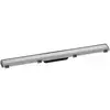 Image de hansgrohe RainDrain Match Caniveau de douche 800 mm, acier inoxydable brossé, kit complet