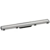 Image de hansgrohe RainDrain Match Caniveau de douche 700 mm, acier inoxydable brossé, kit complet