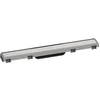 Image de hansgrohe RainDrain Match Caniveau de douche 600 mm, acier inoxydable brossé, kit complet