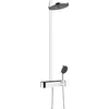 Image de hansgrohe Pulsify S - Colonne de douche économie d'eau (EcoSmart) avec mitigeur thermostatique, douche pluie (  260mm), douchette, support, flexible de douche, barre et douche de tête 2 jets, Chromé