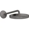 Image de hansgrohe AXOR One Pomme de douche 280 1 jet avec bras de douche, 48491, Coloris: Chrome noir brossé