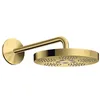 Image de hansgrohe AXOR One Pomme de douche 280 1 jet avec bras de douche, 48491990, Couleur: Polished Gold Optic