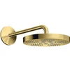 Image de Hansgrohe Axor One pomme de douche avec bras de douche, 1 jet, or poli