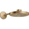 Image de hansgrohe Douche de tête Axor One avec bras de douche, 2 jets, bronze brossé