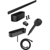 Image de hansgrohe Set de douchette WallStoris 105 3jets Eco, m THM, BrSt, Ac-Se, noir mat