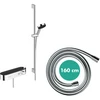 Image de hansgrohe Système de douche Pulsify Select 105 959mm BrSt, chrome, Relaxat, avec thermostat, 3 jets