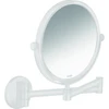 Image de hansgrohe Axor Uni Miroir de rasage circulaire mural, blanc mat