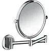 Image de Hansgrohe 42849000 Miroir de rasage circulaire moderne Chromé