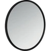 Image de hansgrohe Axor Uni. Miroir mural circulaire, montage mural, noir mat