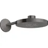 Image de hansgrohe AXOR One Pomme de douche 280 2 jets avec bras de douche, 48492340, Couleur: Brushed Black Chrome