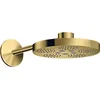 Image de hansgrohe AXOR One Pomme de douche 280 2 jets avec bras de douche, 48492990, Couleur: Polished Gold Optic