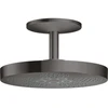 Image de hansgrohe Axor One pomme de douche plafond, 2 jets, chrome brossé bleu