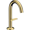 Image de hansgrohe Axor One Mitigeur lavabo monocommande Sel. 140 A 122 mm, avec vidage poussoir, or poli optique