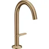 Image de hansgrohe AXOR One Mitigeur de lavabo Select 170 avec vidage Push-Open, saillie 140 mm, 48020140, Couleur: Brushed Bronze