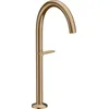 Image de hansgrohe AXOR One Mitigeur de lavabo Select 260 pour vasque avec vidage Push-Open, saillie 165 mm, 48030140, Couleur: Brushed Bronze