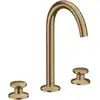 Image de hansgrohe Axor One 3 trous mitigeur lavabo Sel. 170 A 140 mm, avec vidage poussoir, bronze brossé