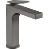 Image de hansgrohe AXOR Citterio Mitigeur monocommandé pour lavabo, garniture de vidage à tirette, saillie 143mm, ComfortZone160, 39023, Coloris: Chrome noir brossé