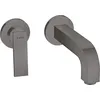 Image de hansgrohe AXOR Citterio Mitigeur de lavabo, encastré, saillie 220mm, garniture découlement non verrouillable, 39121340, Couleur: Brushed Black Chrome