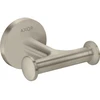 Image de hansgrohe Axor Crochet à serviette double, fixation murale, nickel brossé