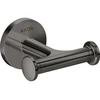 Image de hansgrohe Axor Double crochet à serviette, mural, chrome noir poli