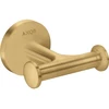 Image de hansgrohe Axor Crochet double pour serviette, montage mural, finition or brossé