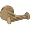 Image de hansgrohe Axor Crochet double pour serviette, montage mural, bronze brossé