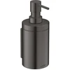 Image de hansgrohe Axor Uni. Distributeur de lotion circulaire d 76x182 mm, mural, chrome brossé bleu