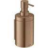 Image de hansgrohe Axor Uni. Distributeur de lotion circulaire Ø 76x182mm, mural, or rouge brossé