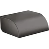Image de hansgrohe Axor Uni. Miroir rond 146x142 mm, mitigeur lavabo, brossé noir