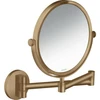 Image de hansgrohe Axor Uni. Miroir de rasage circulaire, montage mural, bronze brossé