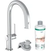 Image de hansgrohe Mitigeur monocommande évier Aqittura M91 avec bec extractible, 1 an, sBox, kit de démarrage, chromé