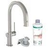 Image de Hansgrohe Aqittura M91 Mitigeur de cuisine, kit de démarrage, FilterSystem 210, extractible jusquà 76cm, 1jet, sBox, 76800, Coloris: acier inoxydable brossé