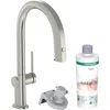 Image de Hansgrohe Aqittura M91 Mitigeur de cuisine, kit de démarrage, FilterSystem 210, extractible jusquà 50cm, 1jet, 76801, Coloris: acier inoxydable brossé