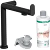 Image de Hansgrohe Aqittura M91 Mitigeur de cuisine, kit de démarrage, FilterSystem 240, 1jet, 76802, Coloris: Noir Mat