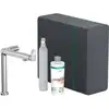 Image de hansgrohe Mitigeur monocommande évier Aqittura M91 SodaSystem 240, 1 jet, kit de démarrage, chrome
