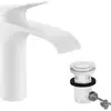 Image de hansgrohe Mitigeur lavabo monocommande 110 Vivenis CoolSt avec vidage à tige, blanc mat