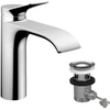 Image de hansgrohe Mitigeur lavabo monocommande 110 Vivenis CoolSt avec vidage à tirette, chrome