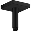 Image de hansgrohe Raccord plafond 100 mm, mat noir, carré