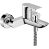 Image de hansgrohe Mitigeur monocommande baignoire Rebris E AP, 2 sorties, bec 182 mm, chrome