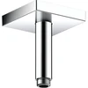 Image de hansgrohe Raccord plafond 100 mm, optique or poli, carré