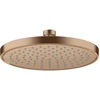 Image de hansgrohe Axor douche de tête encastrée, 220 mm, 1 jet, brossé or