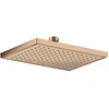 Image de hansgrohe Axor pomme de douche EcoSmart plus encastrée, 245x185 mm, 1 jet, brossé, rond