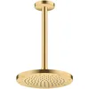 Image de hansgrohe AXOR ShowerSolutions pomme de douche 245, 1 type de jet, 35380250, Couleur: Brushed Gold Optic