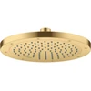 Image de hansgrohe Axor Pomme de douche encastrée, 245 mm, 1 jet, finition or brossé optique
