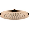Image de hansgrohe Axor Pomme de douche encastrée, 245 mm, 1 jet, poli or rose