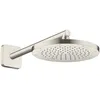 Image de hansgrohe AXOR ShowerSolutions pomme de douche 245, 1 type de jet, économie deau, 35381800, Couleur: acier inox Optic