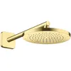 Image de hansgrohe AXOR ShowerSolutions Pommeau de douche 245 1 jet économie deau+, 35389950, Couleur: Brushed Brass