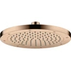 Image de hansgrohe Axor Douchette tête EcoSmart plus, 245 mm, 1 jet, poli or rose