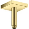 Image de hansgrohe Raccord plafond 100 mm, laiton brossé, carré